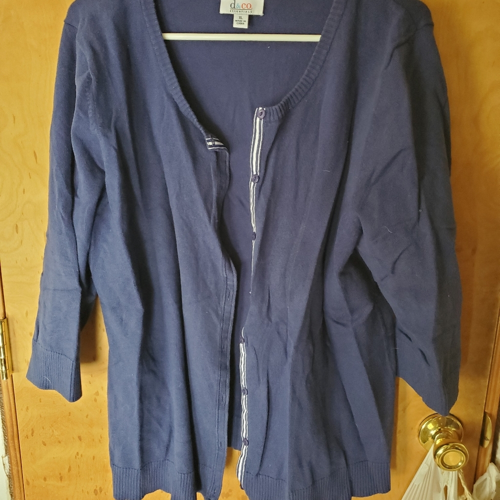 D&Co 3/4 sleeve cardigan